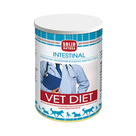 Консервы Solid Natura VET DIET Intestinal Профилактика заболеваний ЖКТ для собак