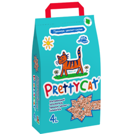 Впитывающий наполнитель Pretty Cat Premium цеолит + силикагель