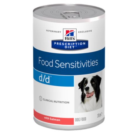 Консервы Hill's Prescription Diet d/d Food Sensitivities с лососем для собак при пищевой аллергии 370гр