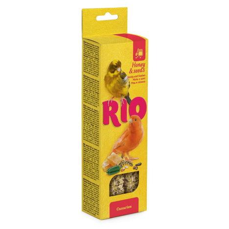 Лакомство RIO палочки с медом и полезными семенами для канареек 40гр*2шт