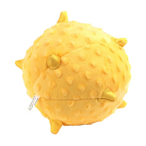 Игрушка Playology PUPPY SENSORY BALL сенсорный плюшевый мяч с ароматом курицы для щенков, желтый