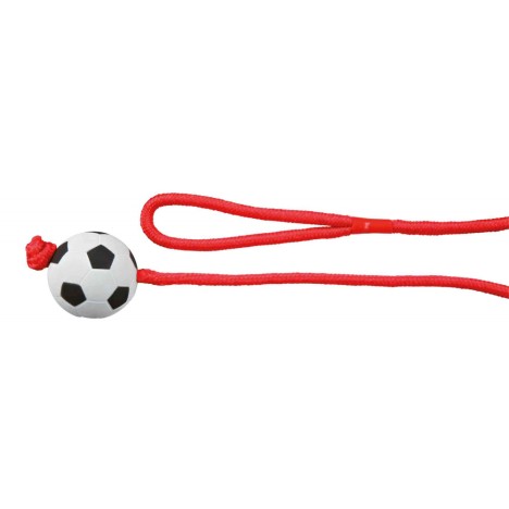 Игрушка Trixie Футбольный мяч на верёвке 100см/Ф 6см АРТ.3307