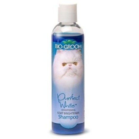 Шампунь Bio-Groom Purrfect White Shampoo кондиционирующий для кошек белого и светлых окрасов 237 мл