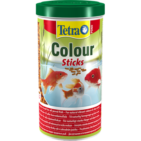 Tetra Pond Color Sticks корм для прудовых рыб палочки для окраски 
