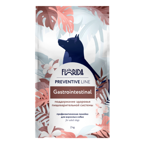 Сухой корм FLORIDA Preventive Line Gastrointestinal «Поддержание здоровья пищеварительной системы» для собак 