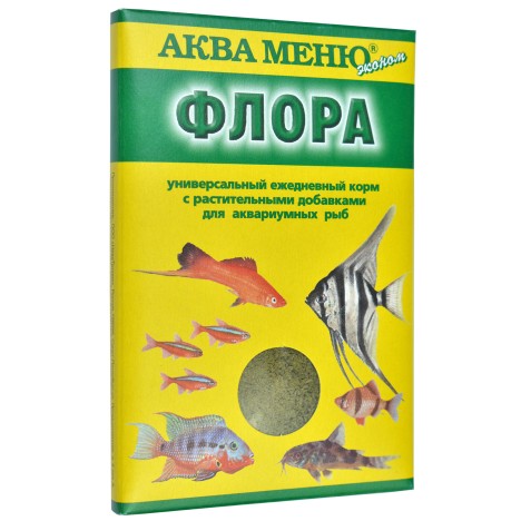 Корм Аква меню "ФЛОРА" ежедневный корм для аквариумных рыб