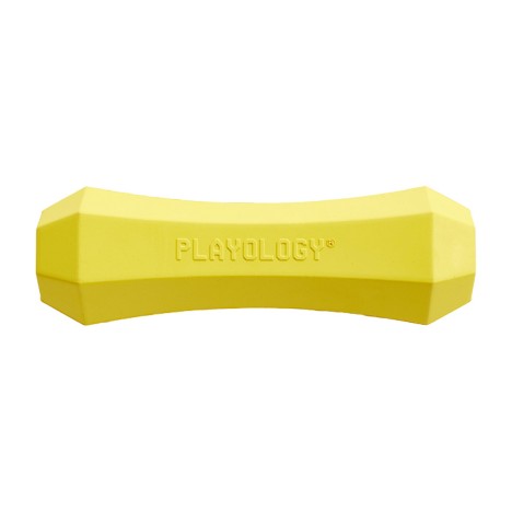 Игрушка Playology SQUEAKY CHEW STICK хрустящая жевательная палочка с ароматом курицы, желтая