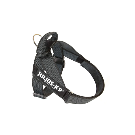 Шлейка JULIUS-K9 для собак Ремни Color & Gray IDC®, черный