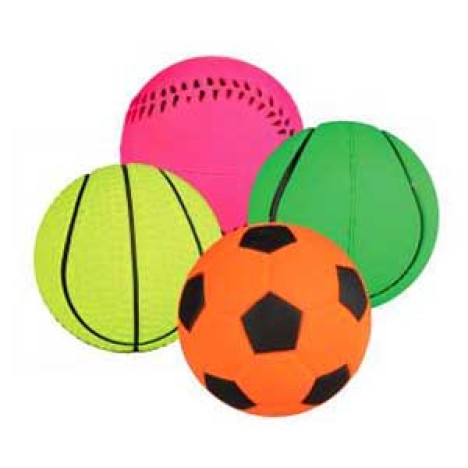 Игрушка Trixie Мяч ворсо-резиновый для собак 6см АРТ.3443