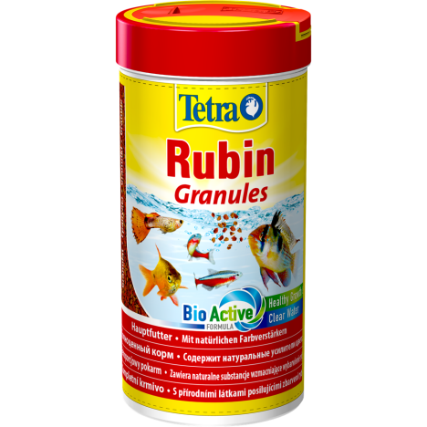 Корм Tetra Rubin Granules в гранулах для улучшения окраса всех видов рыб 