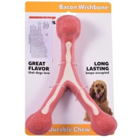 Игрушка Petstages Wishbone с ароматом бекона для собак 21см