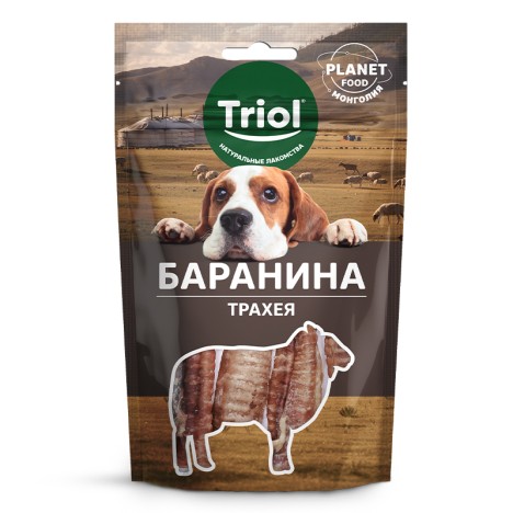 Лакомство Triol PLANET FOOD "Трахея баранья" для собак, 30г