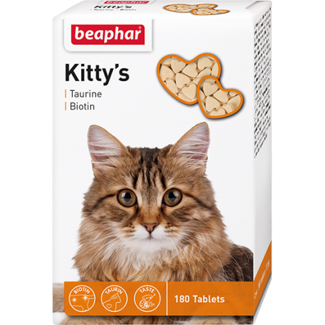 Кормовая добавка Beaphar Kitty's Taurine-Biotin с таурином и биотином для кошек