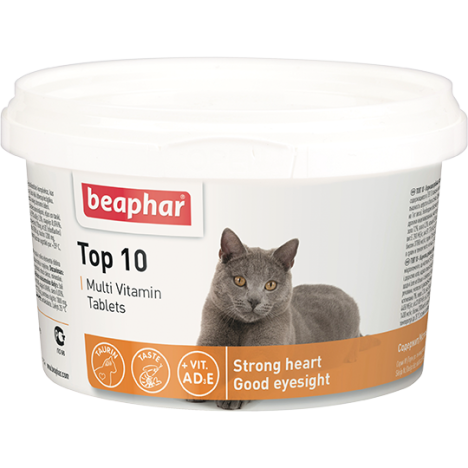 Кормовая добавка Beaphar Top 10 для кошек 180шт