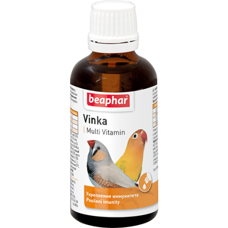Кормовая добавка Beaphar Vinka для укрепления иммунитета птиц 50мл