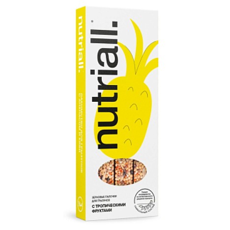 Лакомство NUTRIALL с фруктами для грызунов, 90 гр