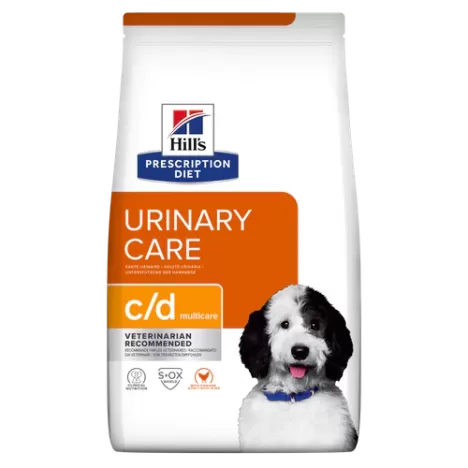 Сухой корм Hill's Prescription Diet c/d Multicare Urinary Care с курицей для собак при профилактике мочекаменной болезни