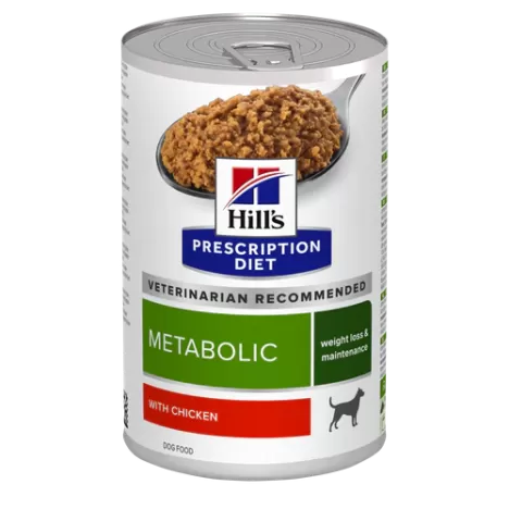 Консервы Hill's Prescription Diet Metabolic с курицей для собак для снижения и контроля веса 370гр
