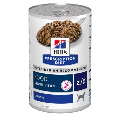 Консервы Hill's Prescription Diet z/d Food Sensitivities для собак при пищевой аллергии 370гр