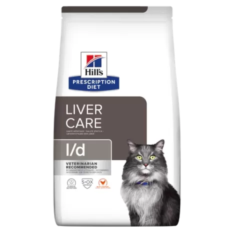 Сухой корм Hill's Prescription Diet l/d Liver Care для кошек при заболеваниях печени 1.5кг