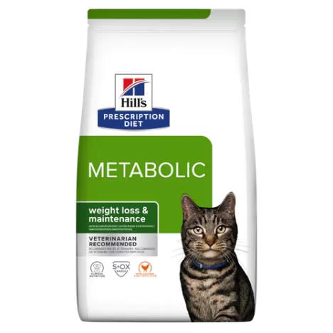 Сухой корм Hill's Prescription Diet Metabolic с курицей для кошек для снижения и контроля веса