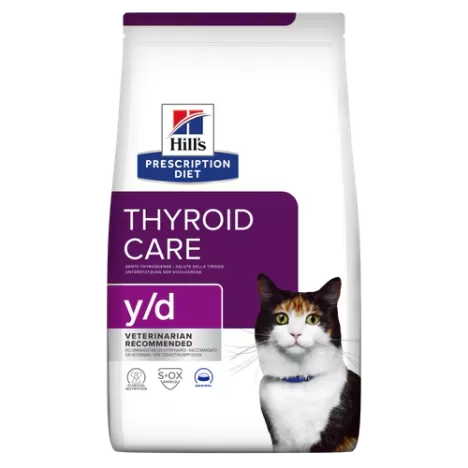 Сухой корм Hill's Prescription Diet y/d Thyroid Care для кошек при заболеваниях щитовидной железы 1.5кг