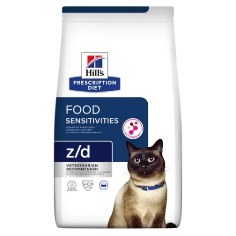 Сухой корм Hill's Prescription Diet z/d Food Sensitivities для кошек при пищевой аллергии 2 кг 
