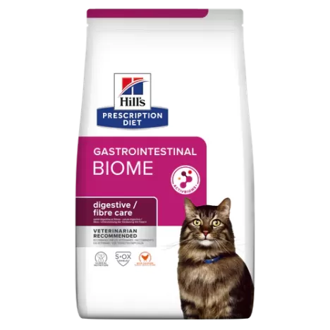 Сухой корм для кошек Hill's Prescription Diet Gastrointestinal Biome c курицей для кошек при расстройствах пищеварения и для заботы о микробиоме кишечника