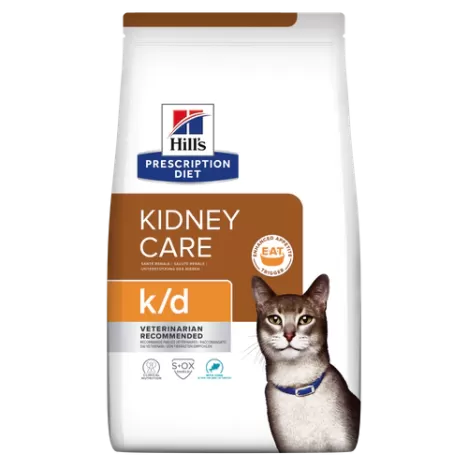 Сухой корм Hill's Prescription Diet k/d Kidney Care с тунцом для кошек при профилактике заболеваний почек
