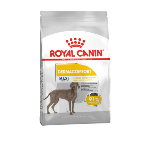 Сухой корм Royal Canin Maxi Dermacomfort для собак крупных пород при раздражениях и зуде кожи 