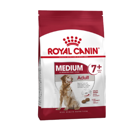 Сухой корм Royal Canin Medium Adult 7+ для взрослых собак средних пород старше 7 лет