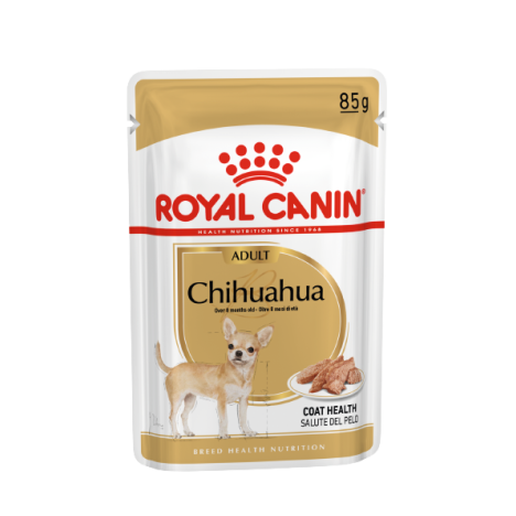 Влажный корм Royal Canin Chihuahua Adult для взрослых собак породы чихуахуа, паштет 85гр