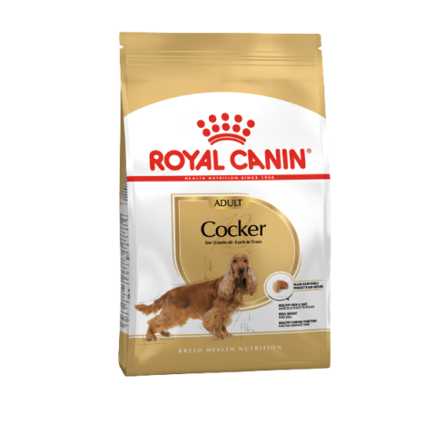 Сухой корм Royal Canin Cocker Adult для взрослых собак породы кокер-спаниель