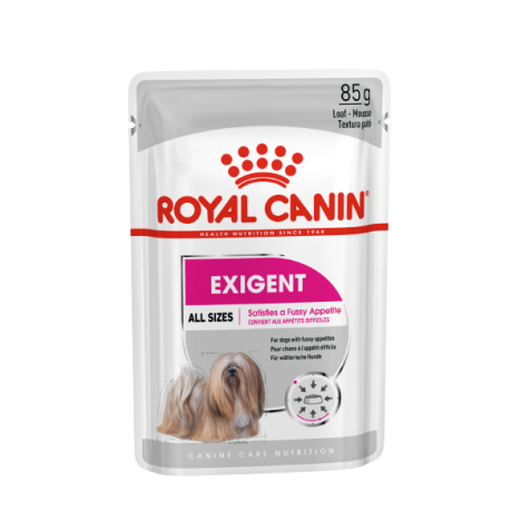 Влажный корм Royal Canin Exigent для взрослых собак привередливых в питании, паштет 85гр