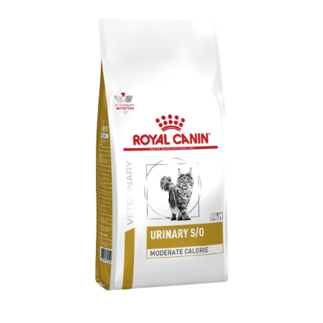 Сухой корм Royal Canin Urinary S/O Moderate Calorie для кошек с лишним весом при МКБ