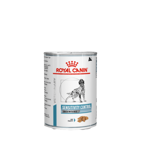 Консервы Royal Canin Sensitivity Control Duck with Rice для собак при пищевой аллергии, паштет 420гр